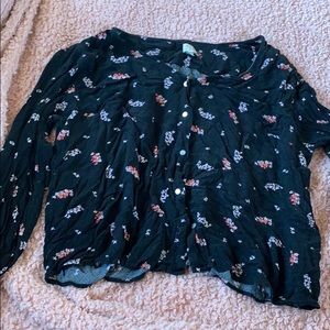 floral blouse